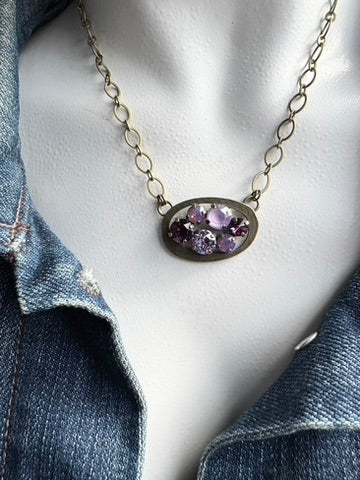 Purple Cloud Necklace