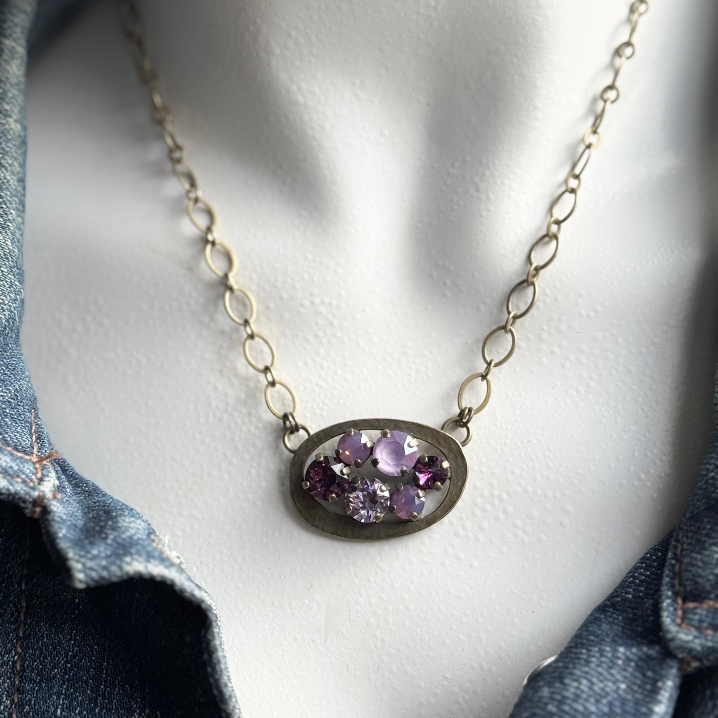 Purple Cloud Necklace