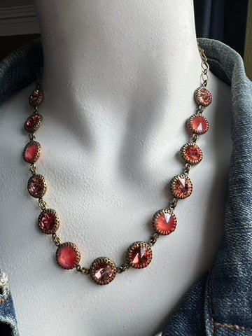 Coral Rivoli Necklace