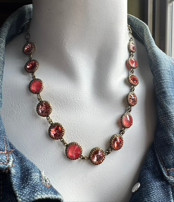 Coral Rivoli Necklace
