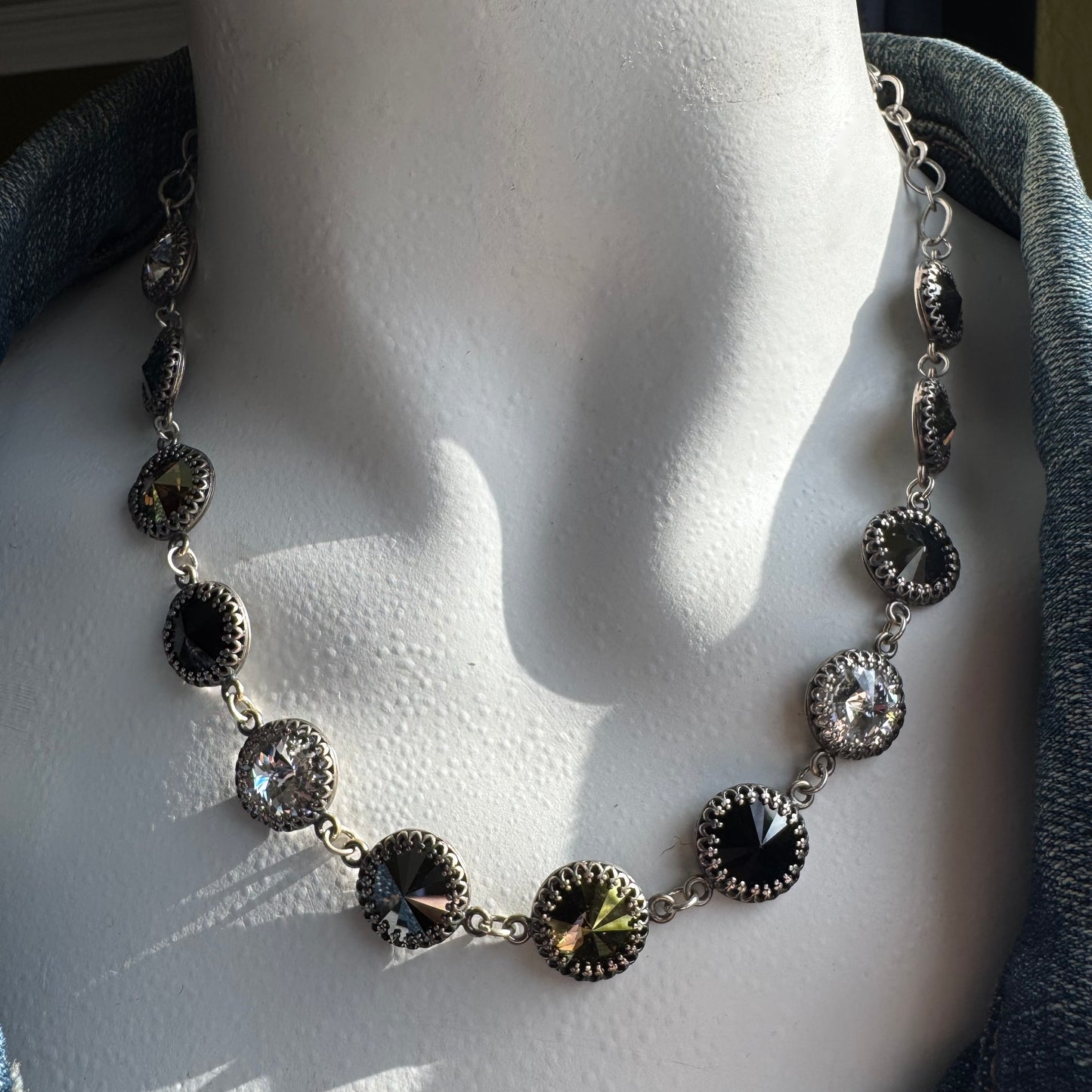 Snow Leopard Rivoli Necklace