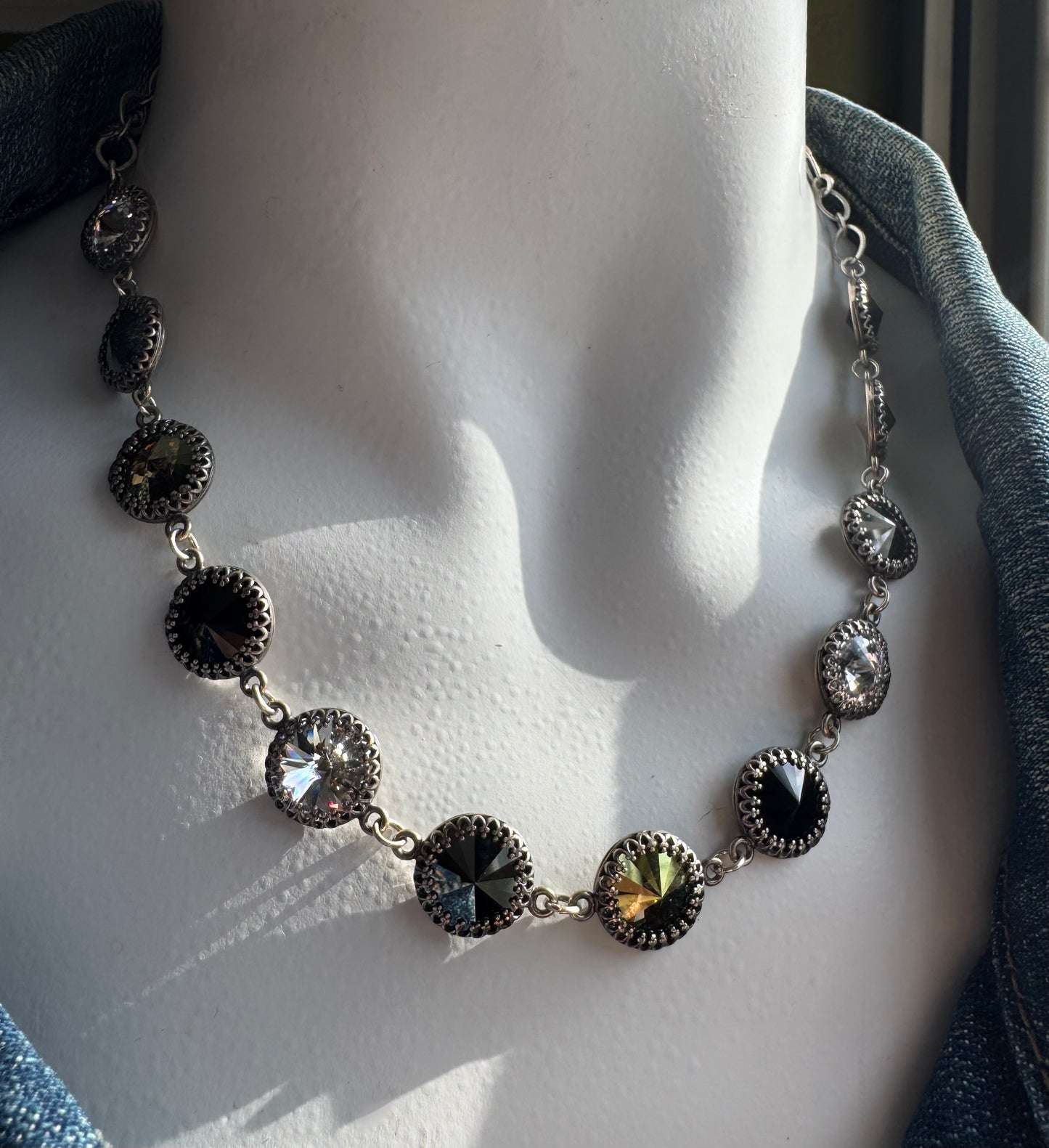 Snow Leopard Rivoli Necklace