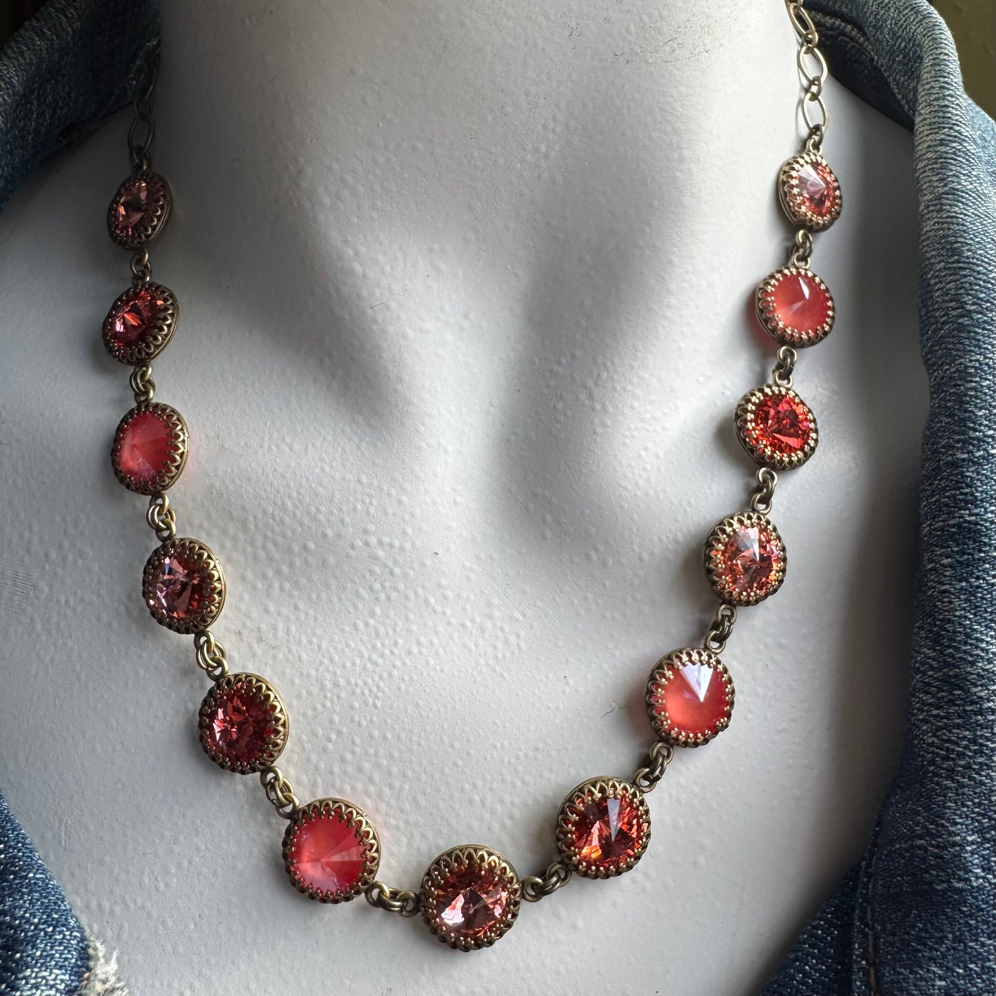 Coral Rivoli Necklace