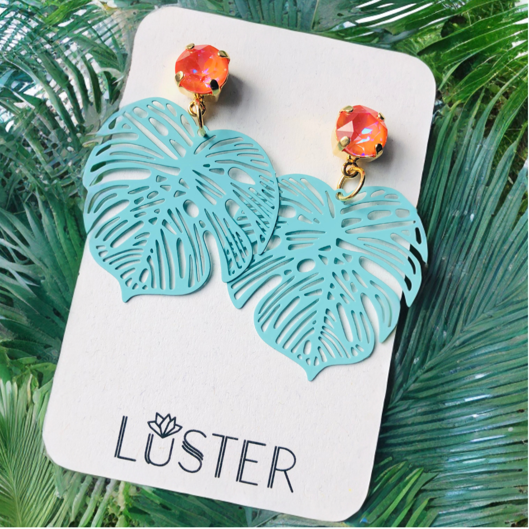 Bright Monstera Leaves