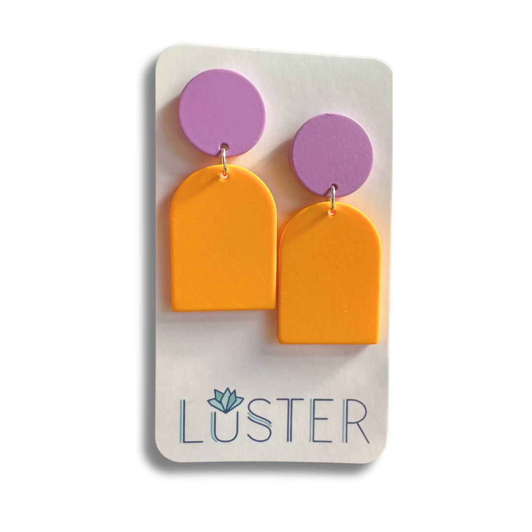 Geometric Acrylic Earrings