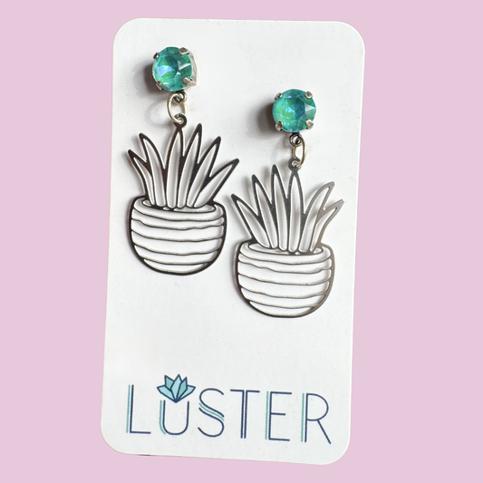 Eternal Houseplant Earrings