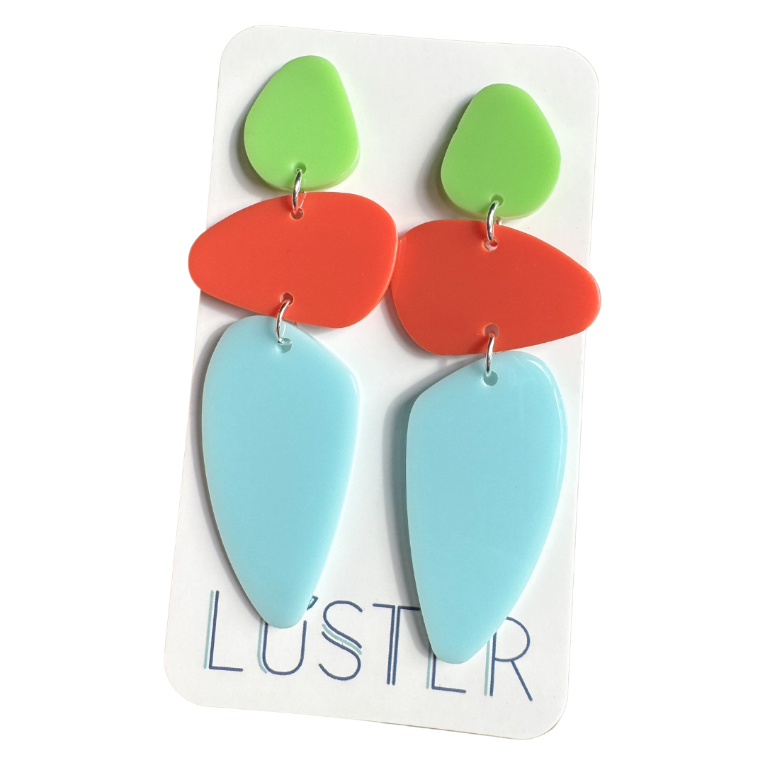 Bold Acrylic Earrings