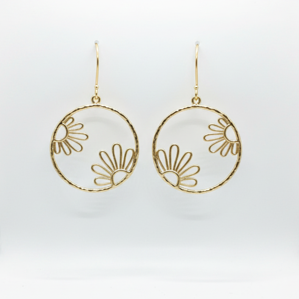 Floral Brass Rounds