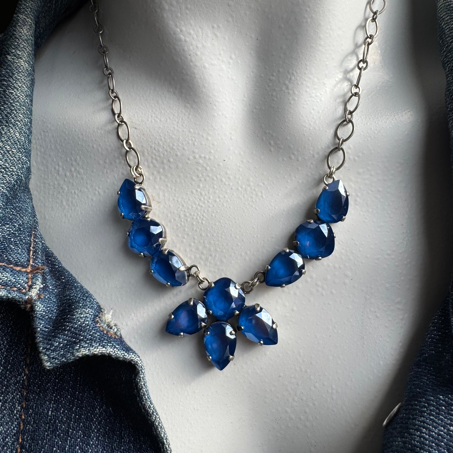 Royal Blue Statement Necklace