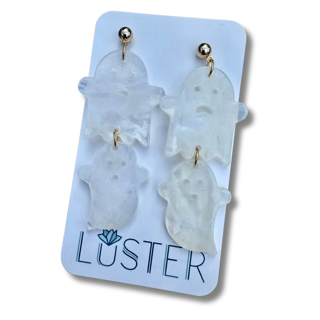 Ghastly Ghouls Acrylic Earrings