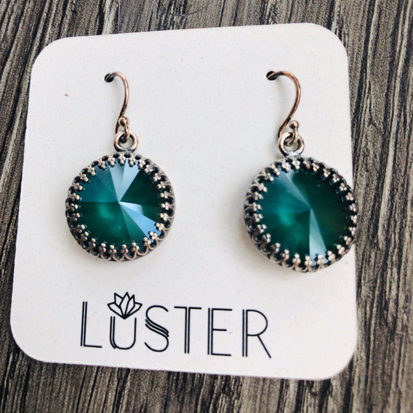 Rivoli Drop Earrings