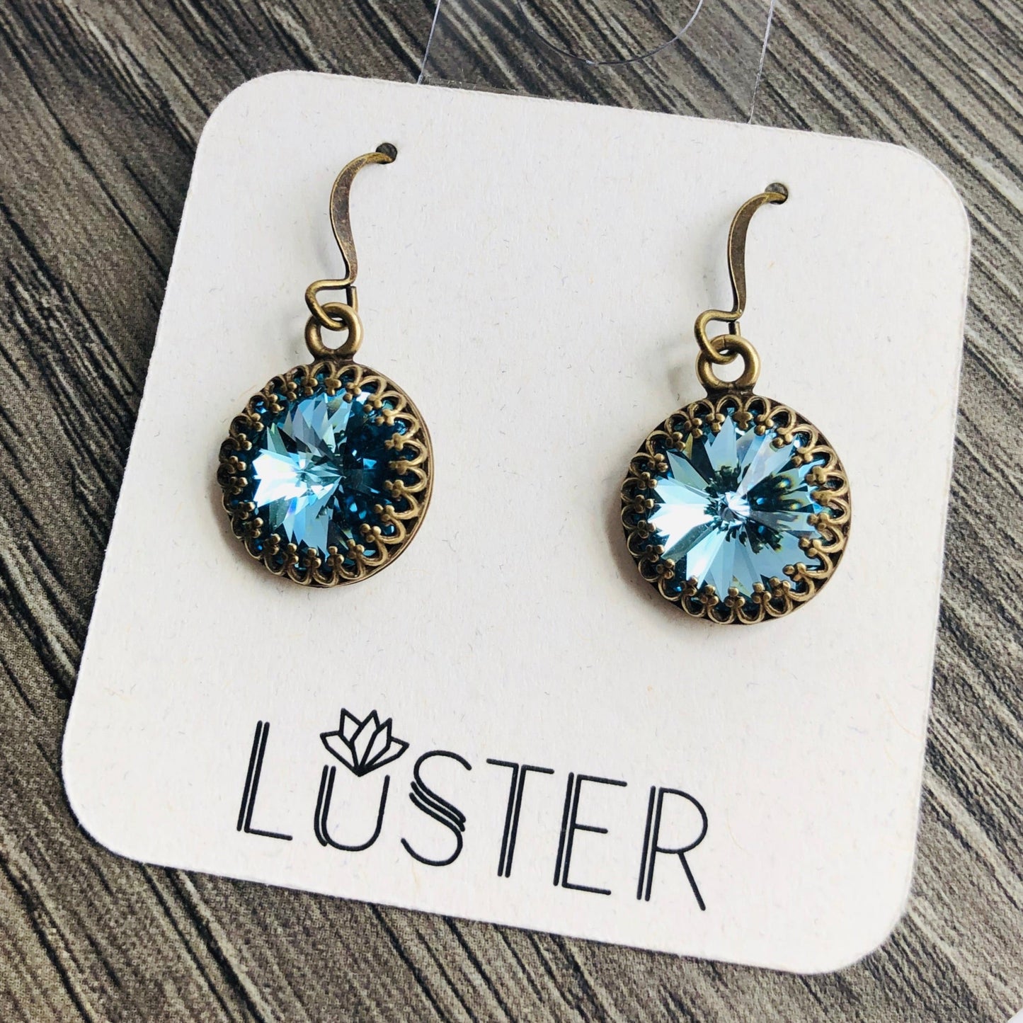 Rivoli Drop Earrings