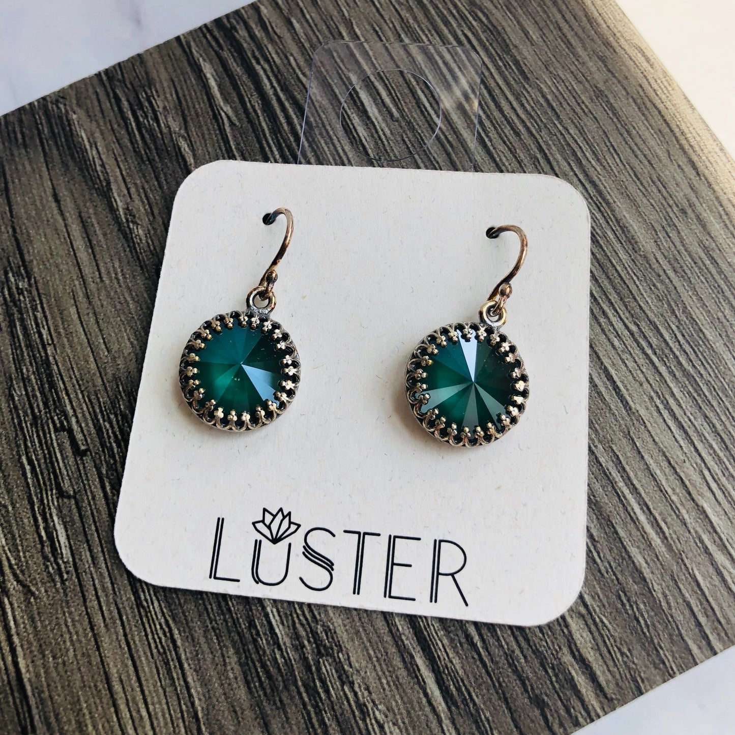 Rivoli Drop Earrings