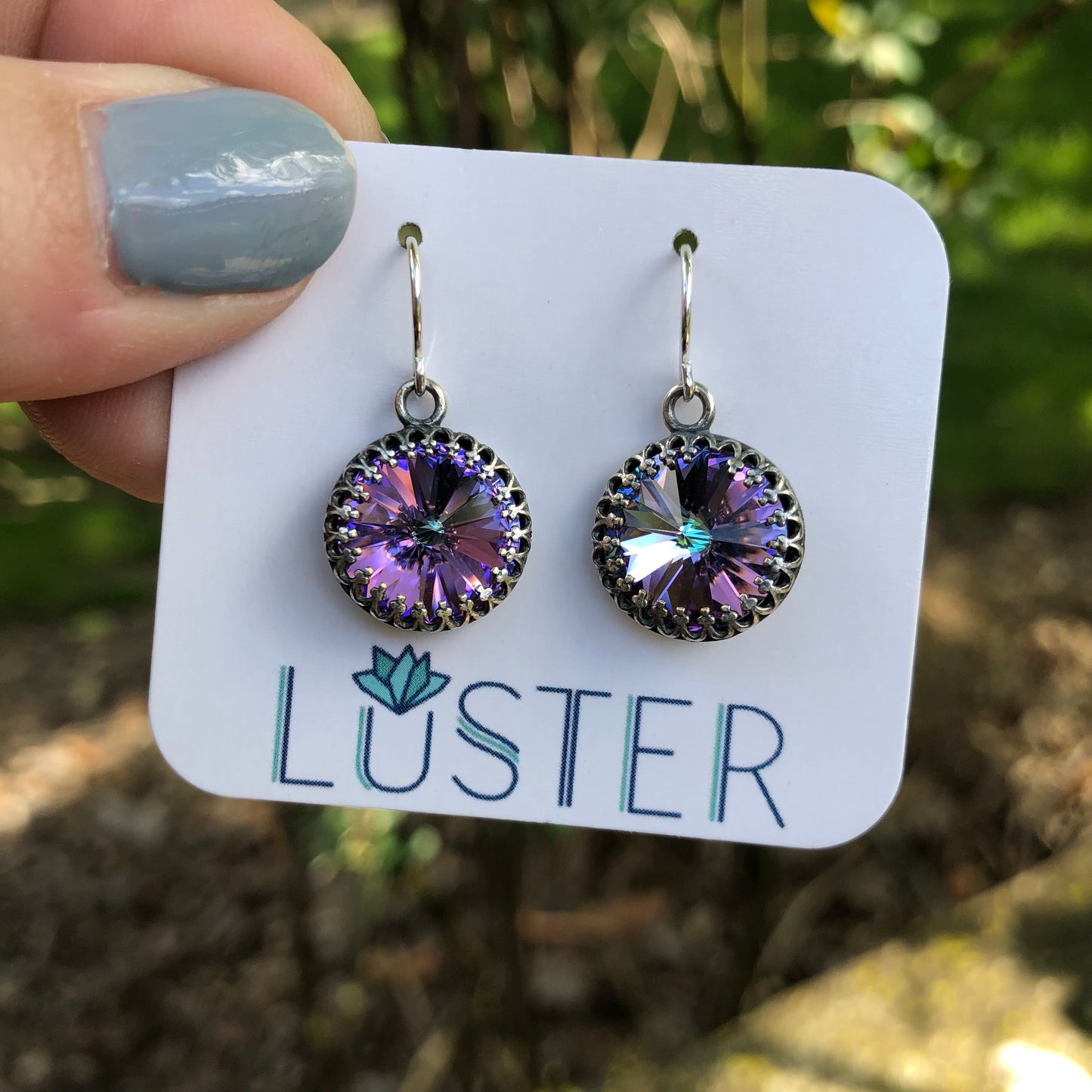 Rivoli Drop Earrings