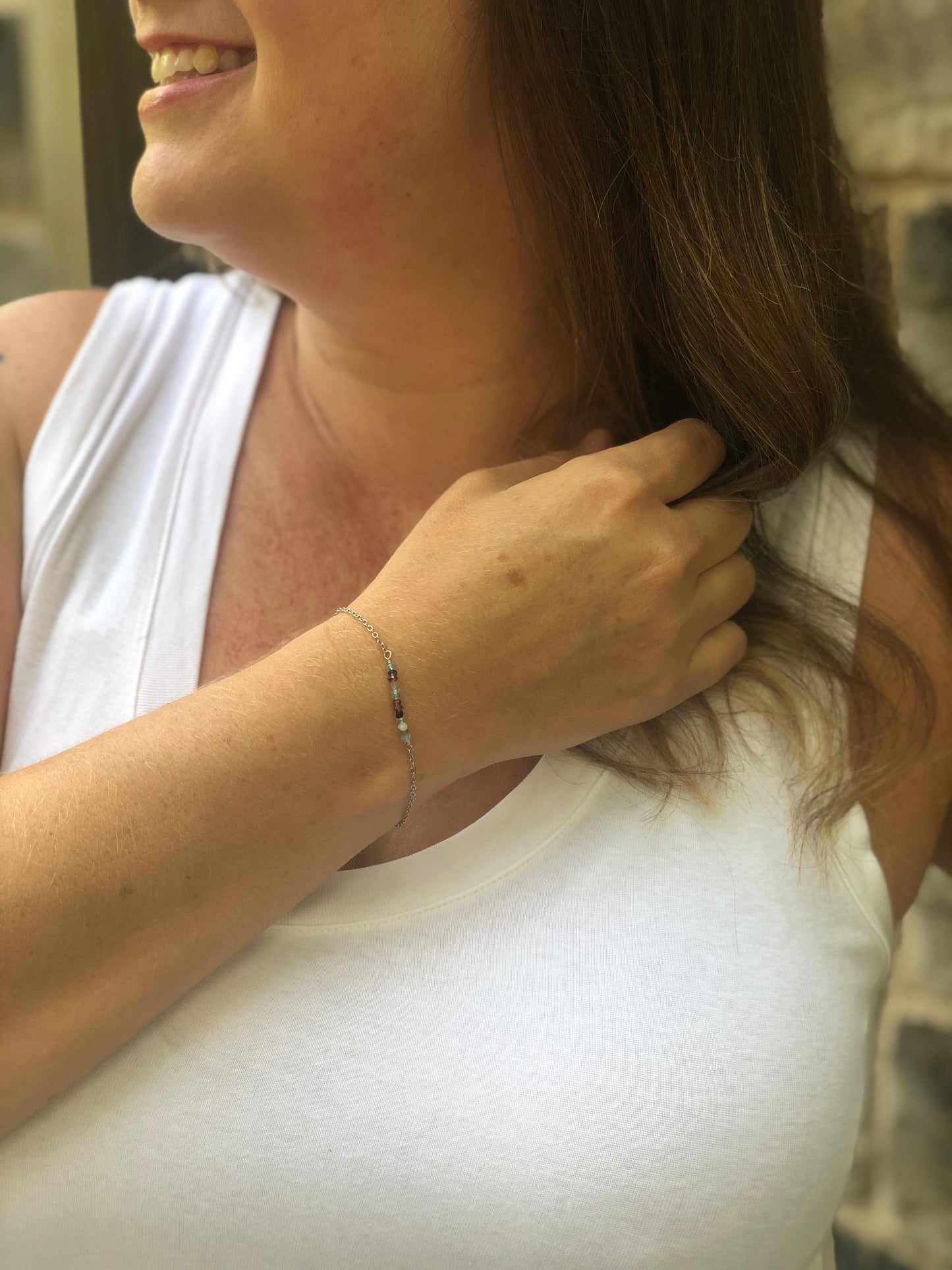 Delicate Stone Bracelet