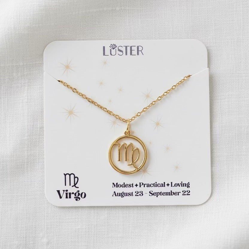 Zodiac Pendant Necklace