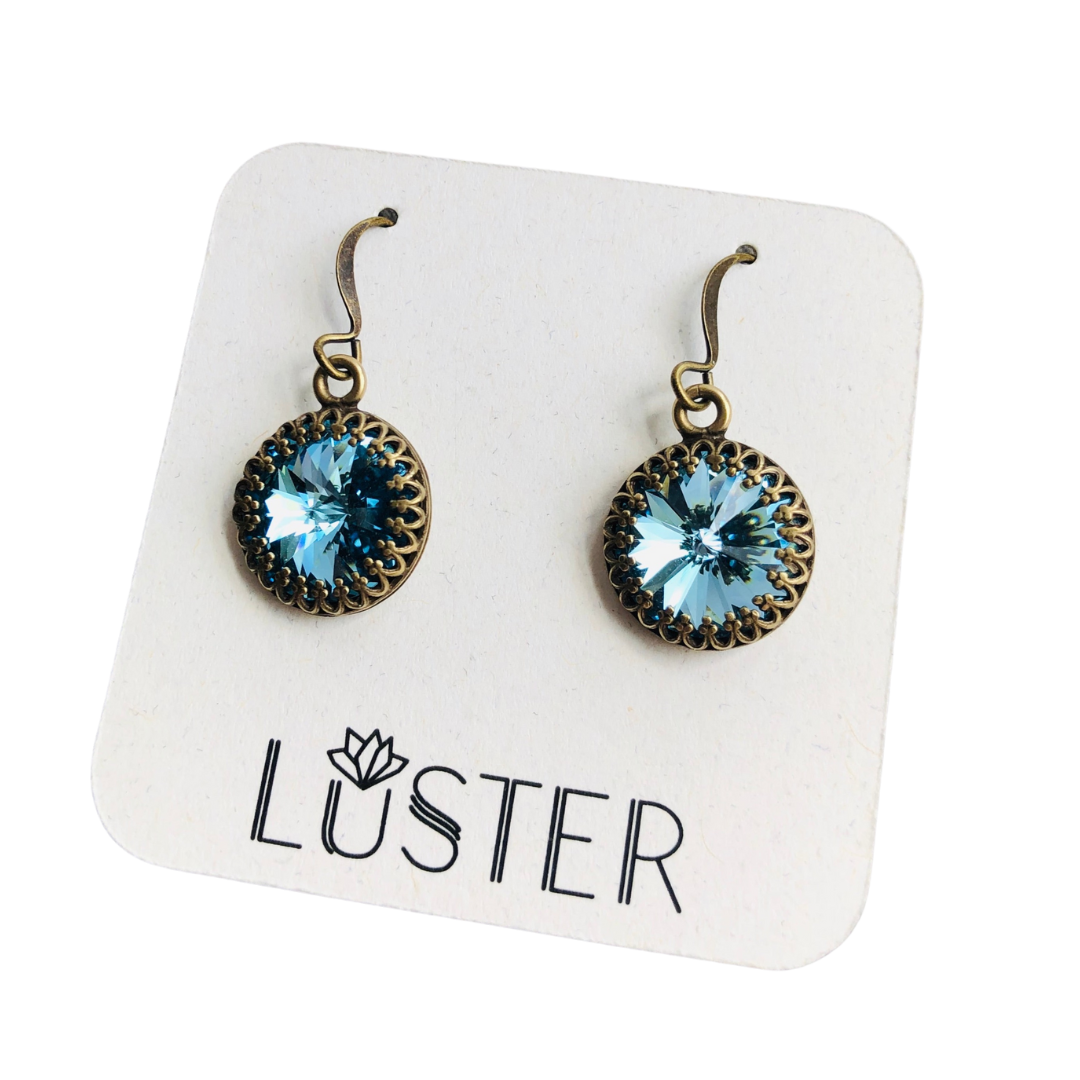 Rivoli Drop Earrings