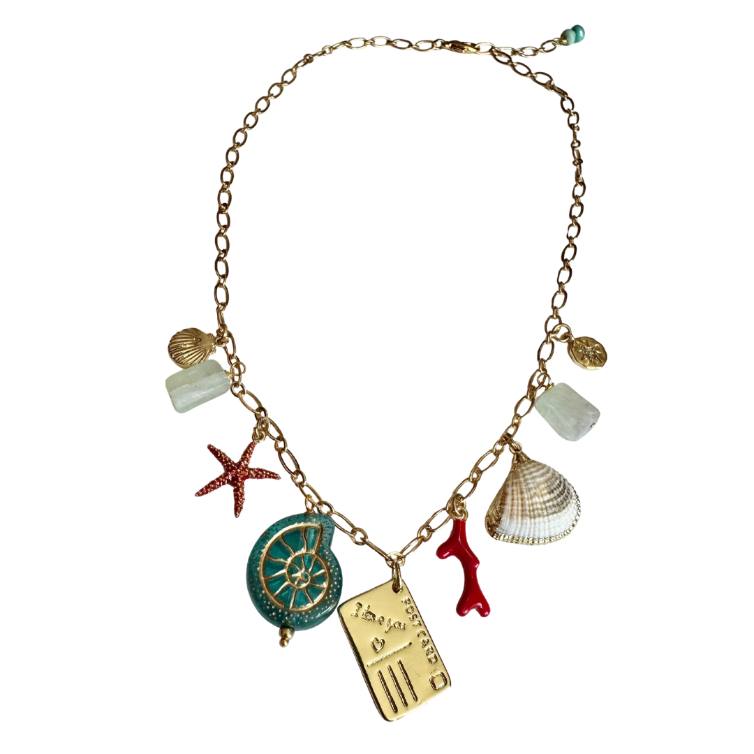 Sailing Away Charm Necklace