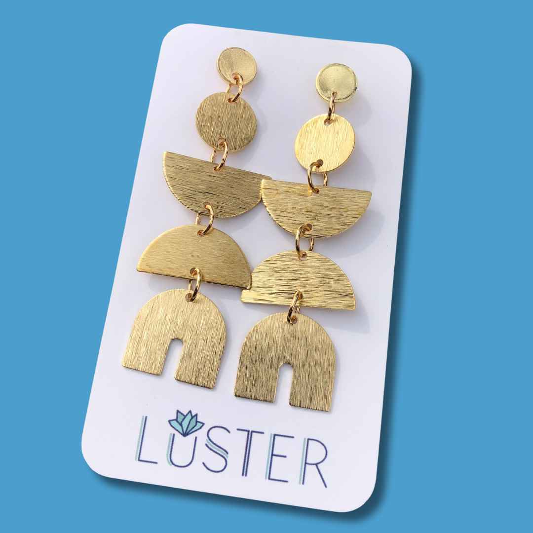 Long Brass Drops