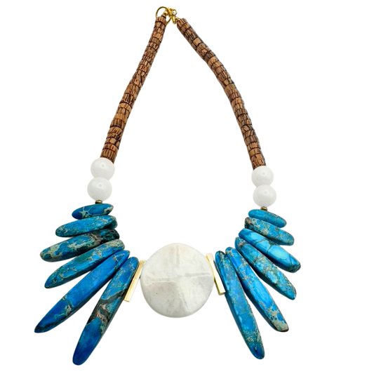Mixed Media Statement Necklace