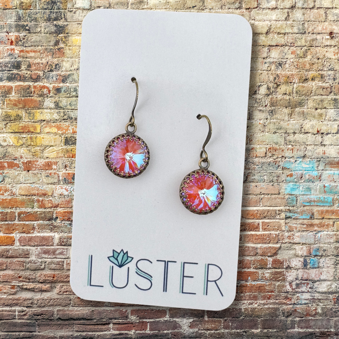 Rivoli Drop Earrings