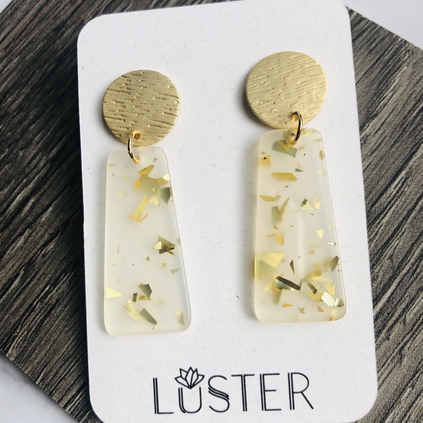 Gold Confetti Earrings