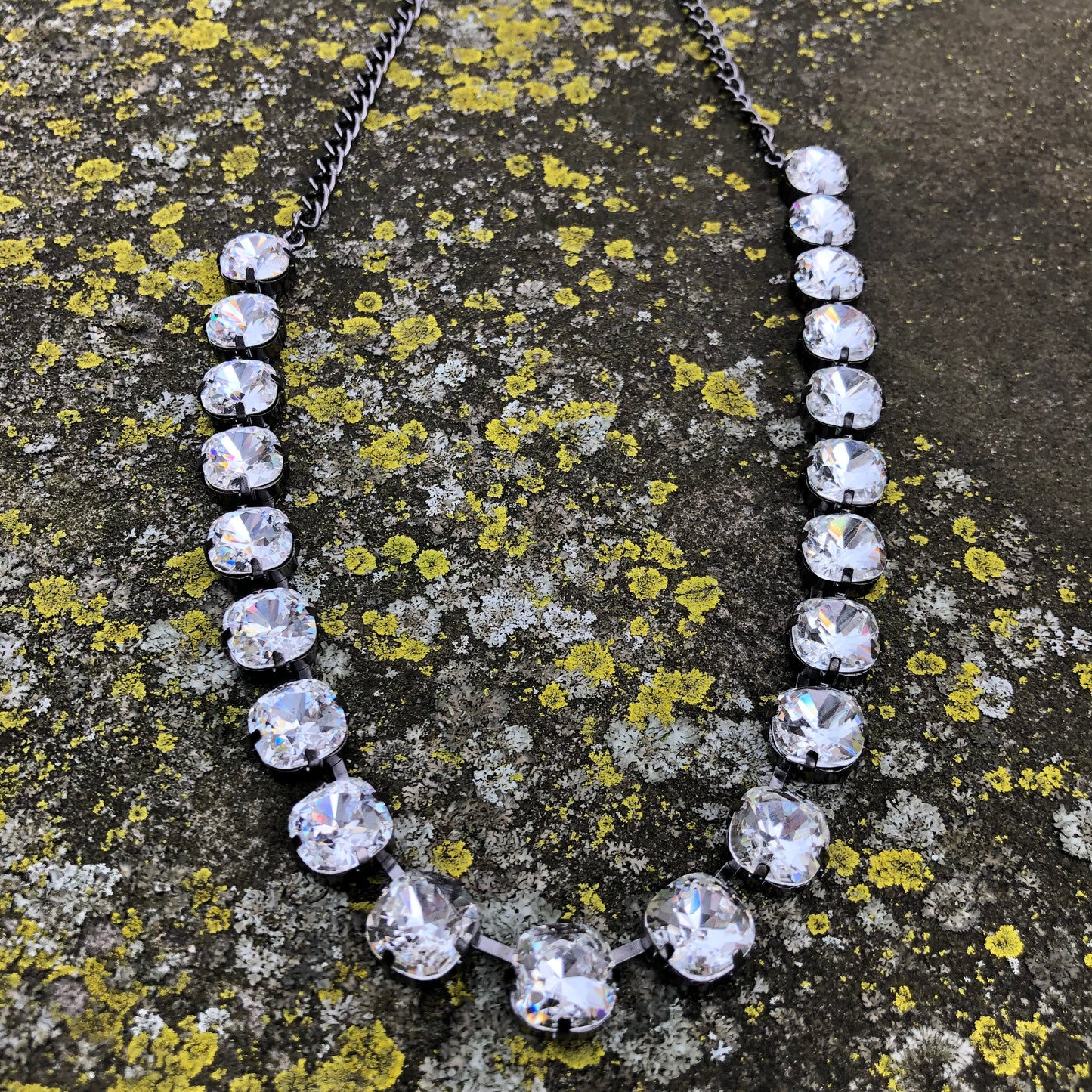 Cushion Cut Classic Necklace
