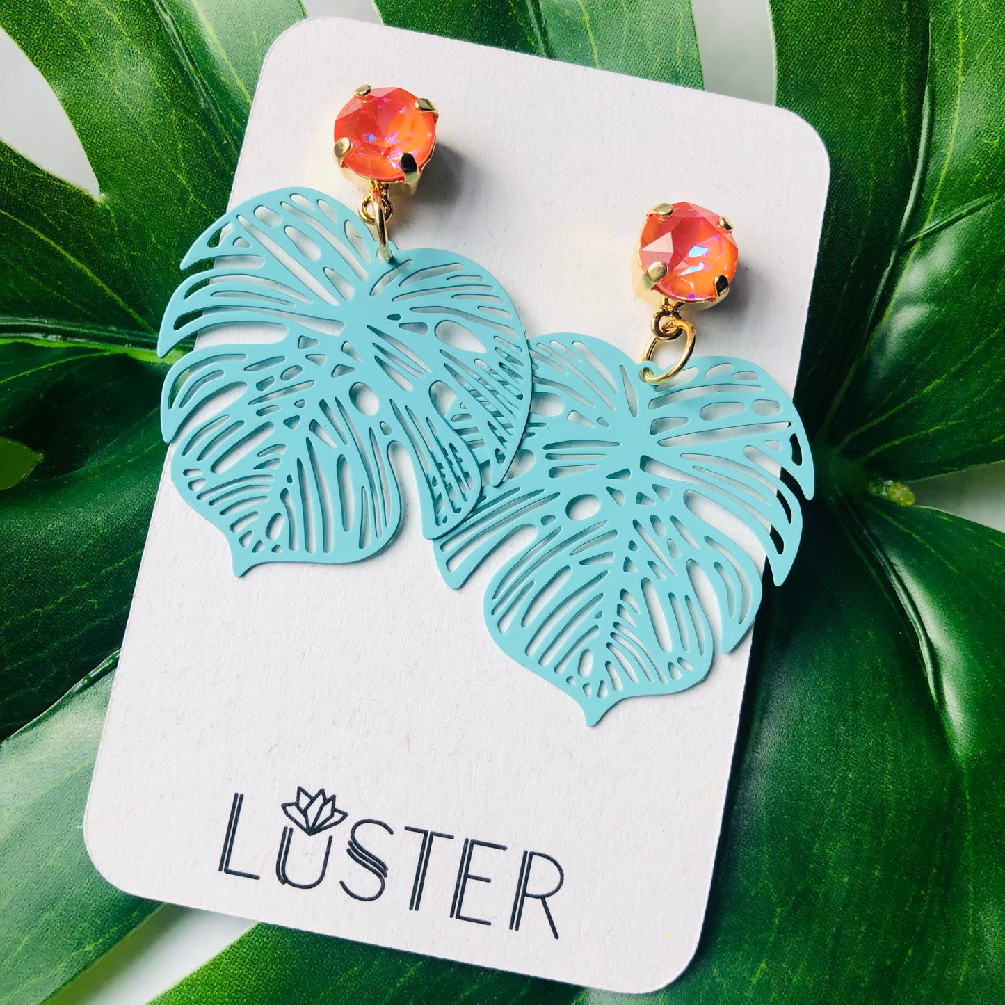 Bright Monstera Leaves