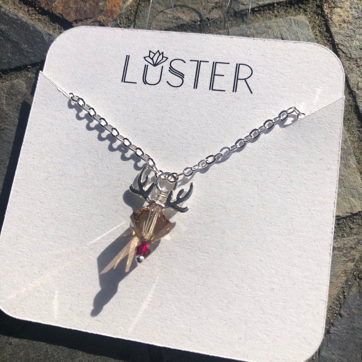 Holiday Reindeer Necklace