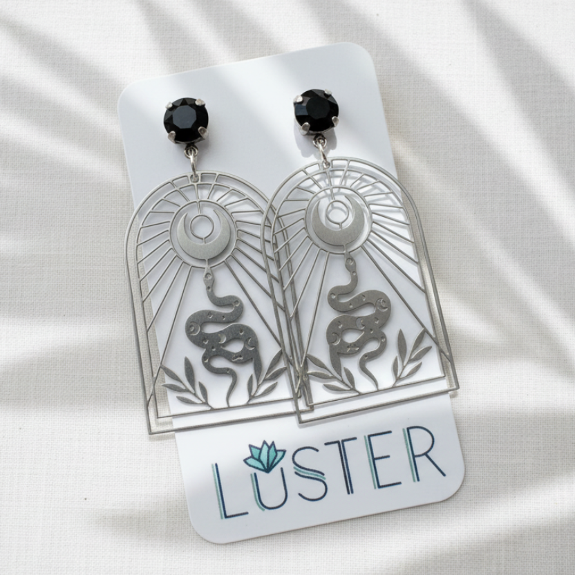 Celestial Serpent Earrings