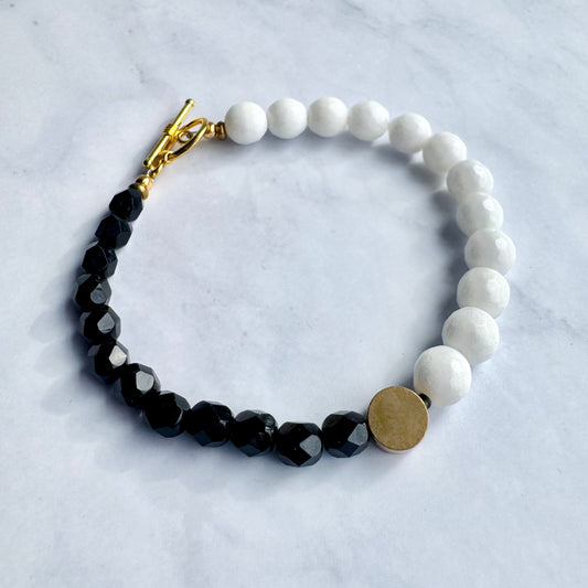 Glass + Stone Bracelet