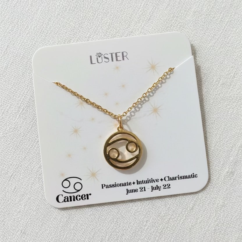 Zodiac Pendant Necklace