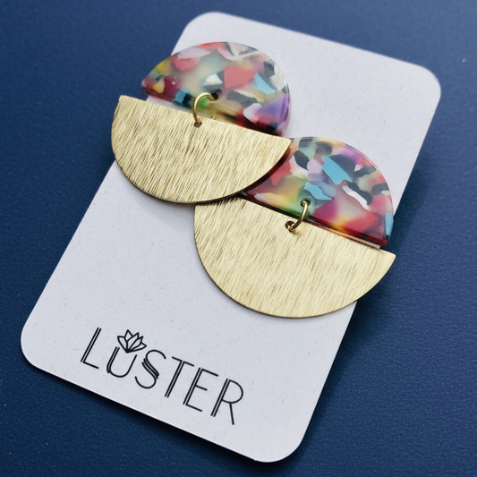 Circle Drop Earrings