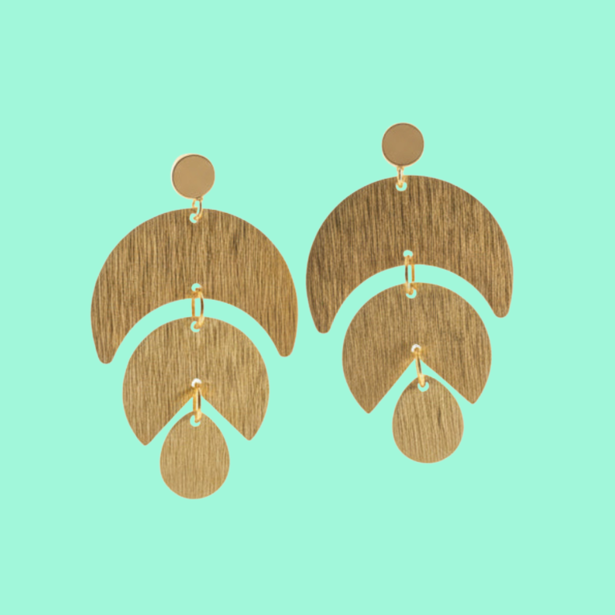 Brass Dangle Earrings