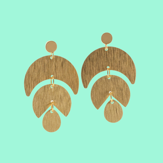 Brass Dangle Earrings