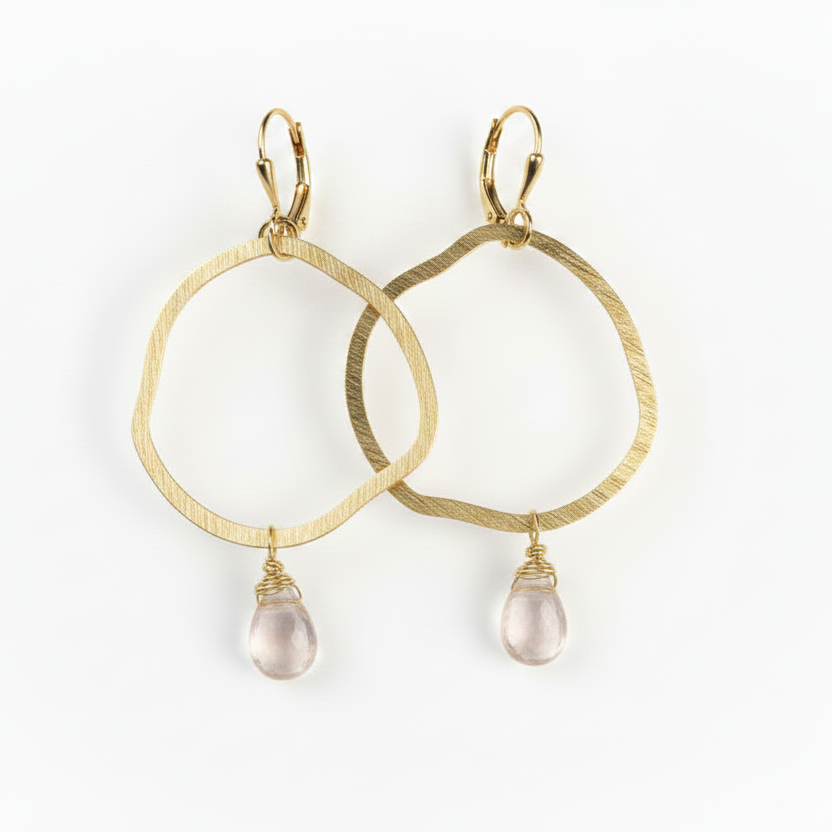 Everyday Brass Hoop Earrings