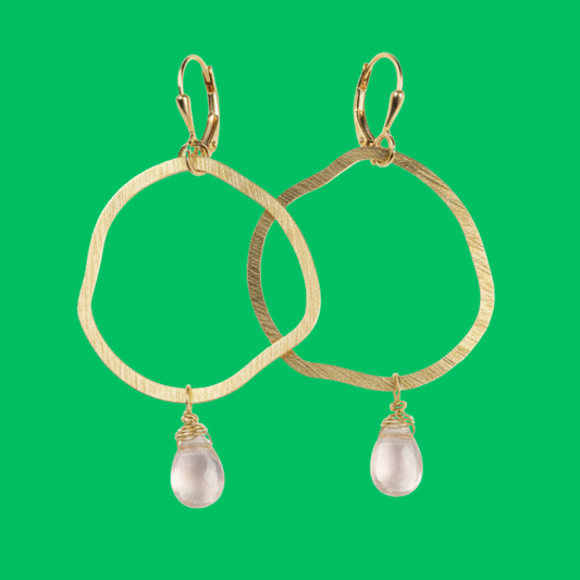Everyday Brass Hoop Earrings