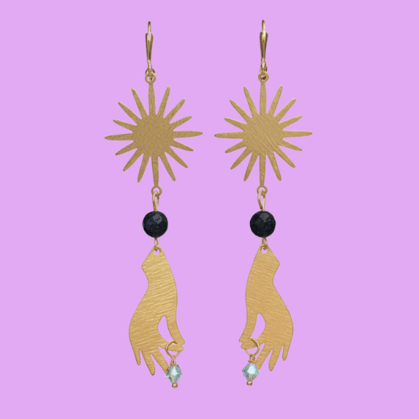 Catch a Falling Star Lightweight Statement Earrings