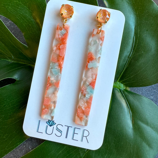 Citrus Stick Drop Earrings