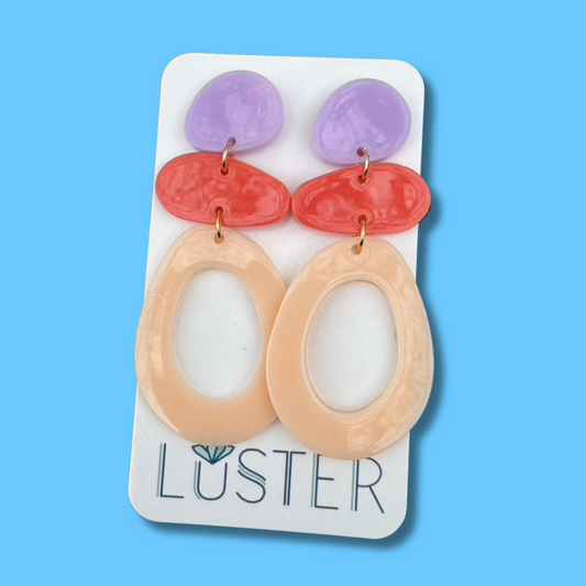 Bold Acrylic Earrings