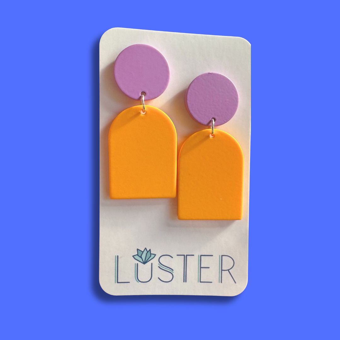 Geometric Acrylic Earrings