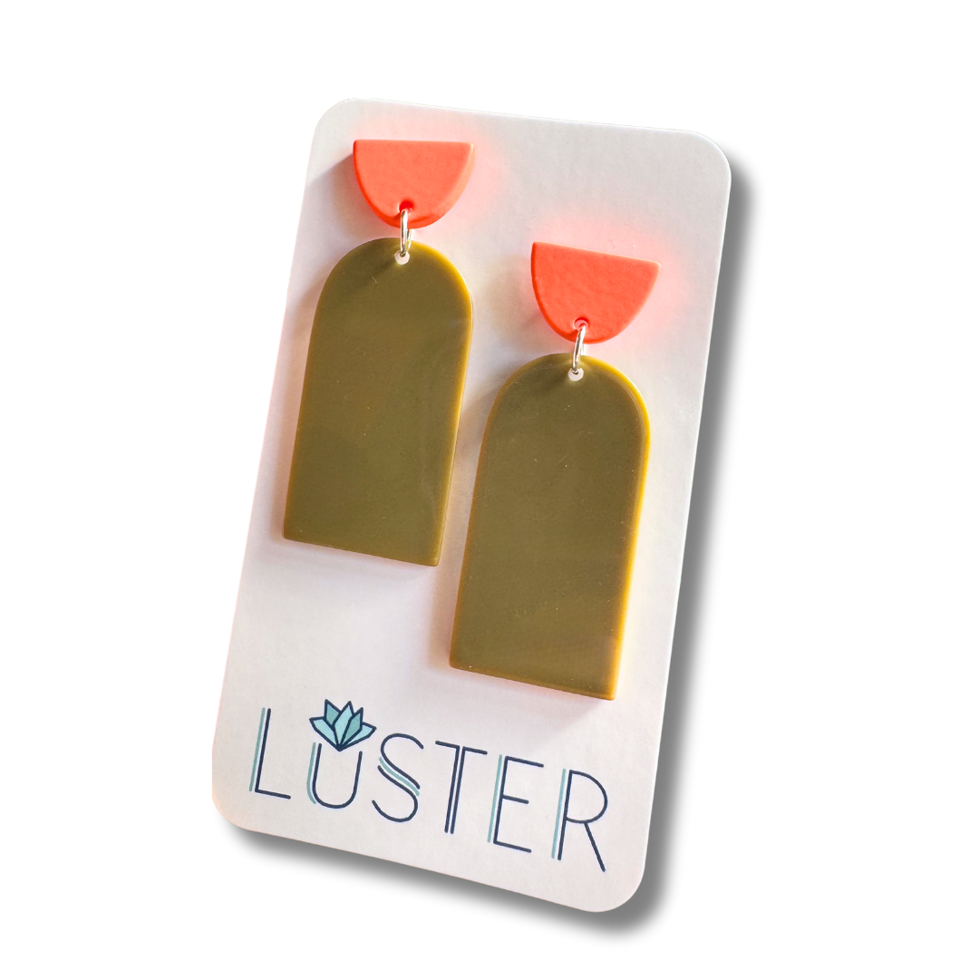 Geometric Acrylic Earrings