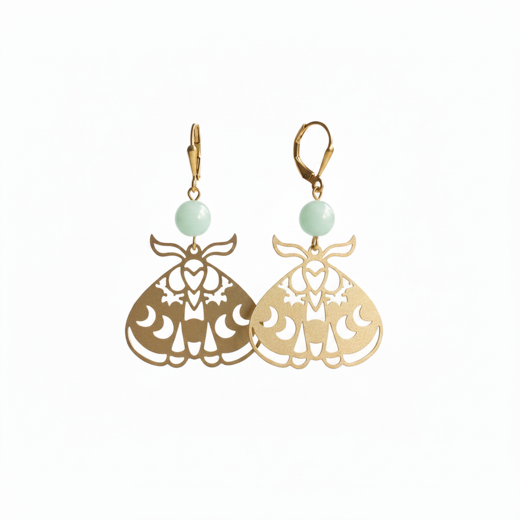 Celestial Moth Dangles