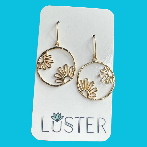 Floral Brass Rounds