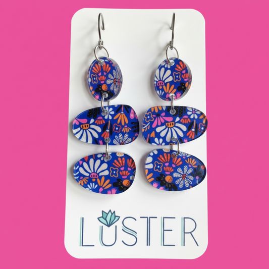 Floral Statement Earrings