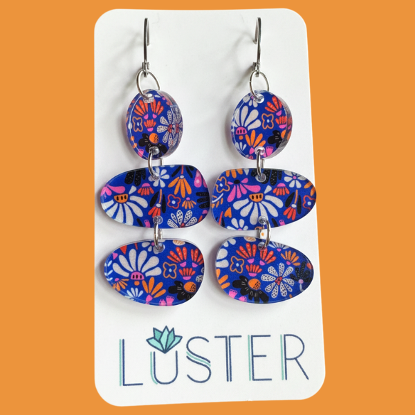 Floral Statement Earrings