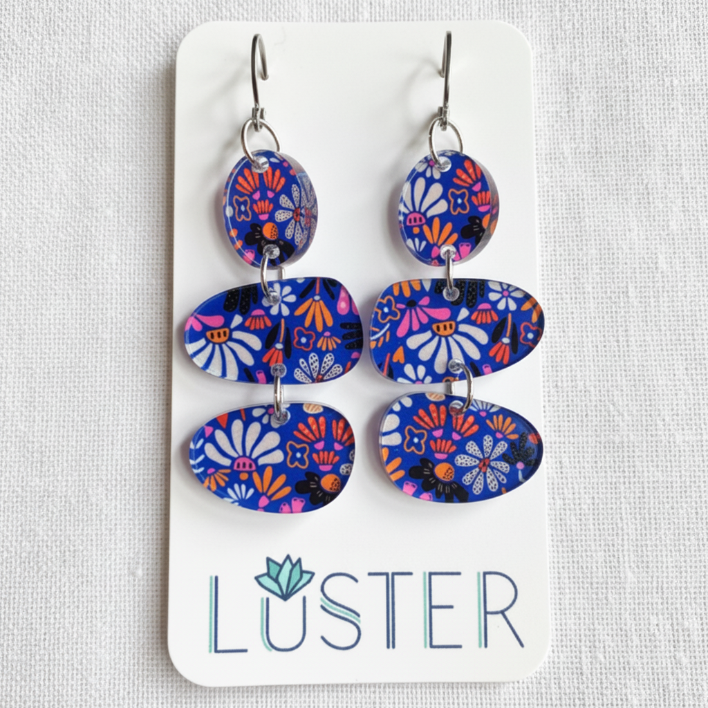 Floral Statement Earrings