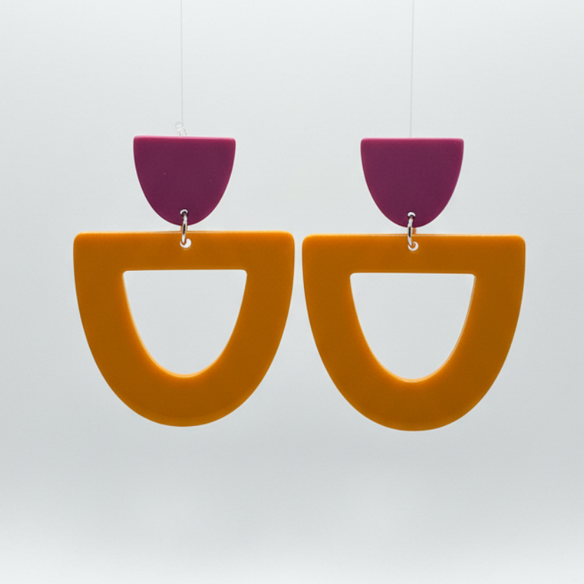 Maroon + Mustard Drops