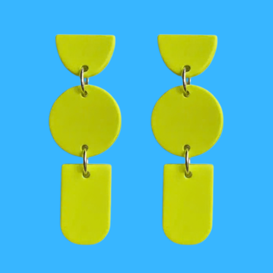 Neon Green Trio Drops