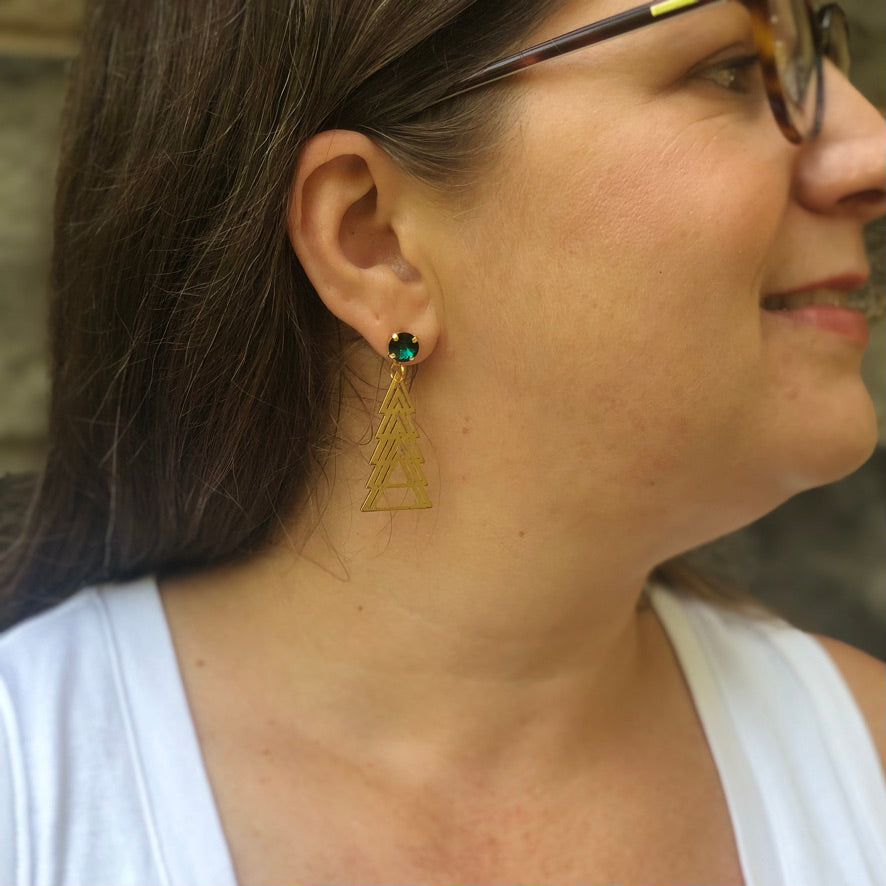 Holiday Tree Earrings
